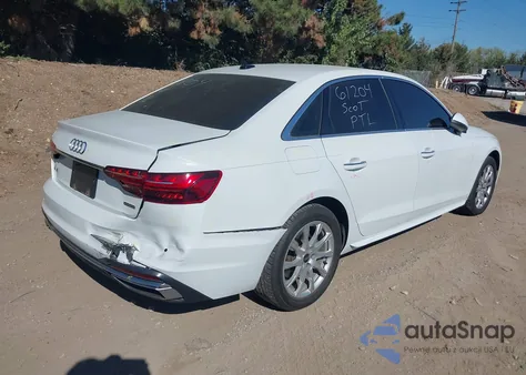 2021 Audi A4 Premium 40 Tfsi Quattro S Tronic z USA, uszkodzony, nr VIN WAUABAF47MA034139